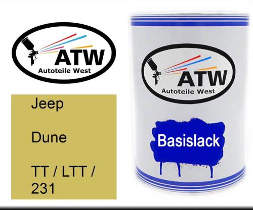 Jeep, Dune, TT / LTT / 231: 500ml Lackdose, von ATW Autoteile West.